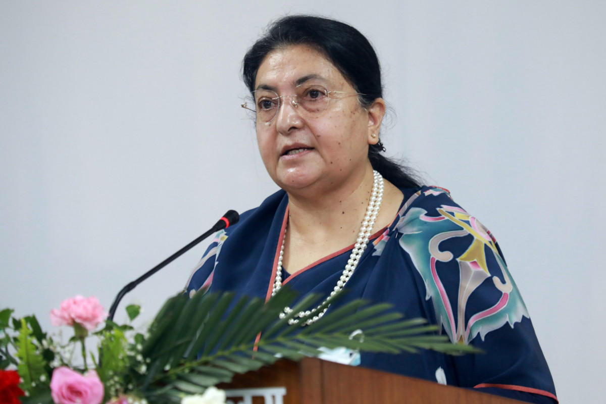 पूर्वराष्ट्रपति भण्डारी राजनीतिमा फर्किएपछि  सरकारी सेवासुविधा त्याग गर्दै