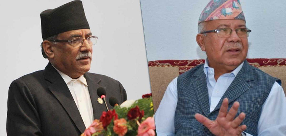 पेरिसडाँडामा छलफलमा प्रचण्ड र माधव नेपाल