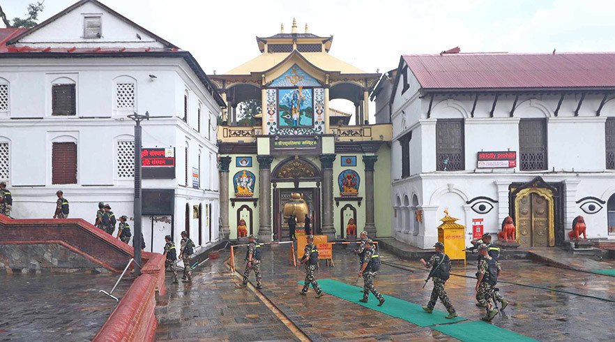 भोटेकोशी–त्रिशूली बाढी प्रभावितको कल्याणका लागि पशुपतिमा महारुद्री र गुह्येश्वरीमा चण्डीपाठ