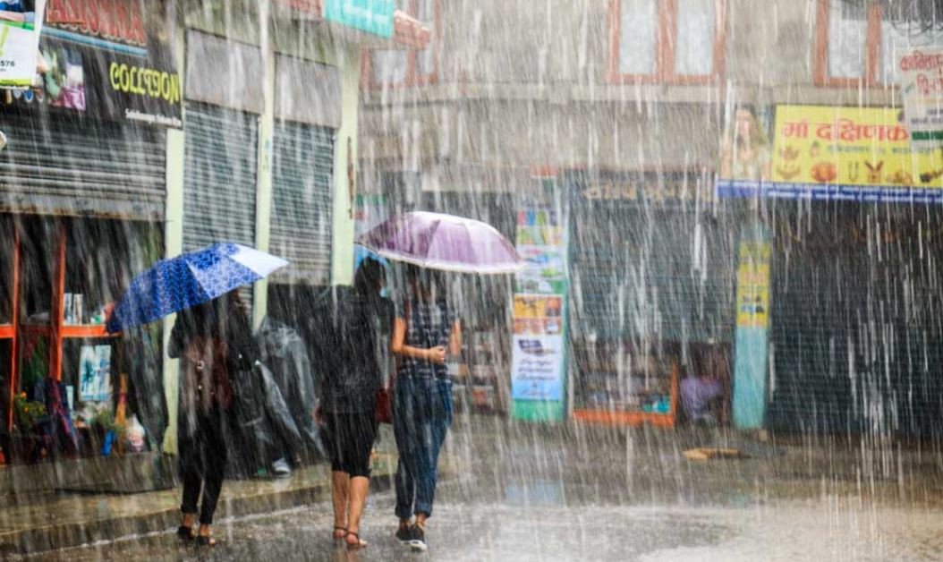 आज  यी स्थानमा हुनेछ भारी वर्षा