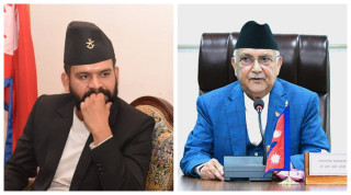 झापा-५ मा बालेनको ‘सुनामी’ ओली ९,२५३ मतले पछाडि