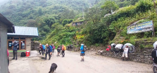 मनाङमा ३७ हजार विदेशी पर्यटकको आगमन