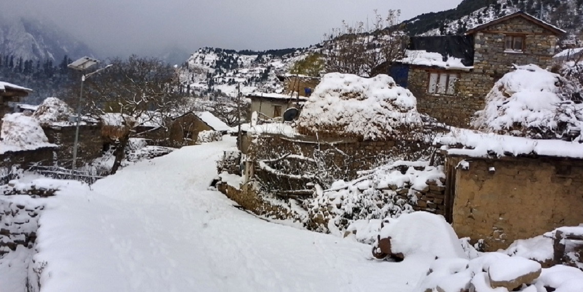 हुम्लामा हिमपातले जनजीवन प्रभावित
