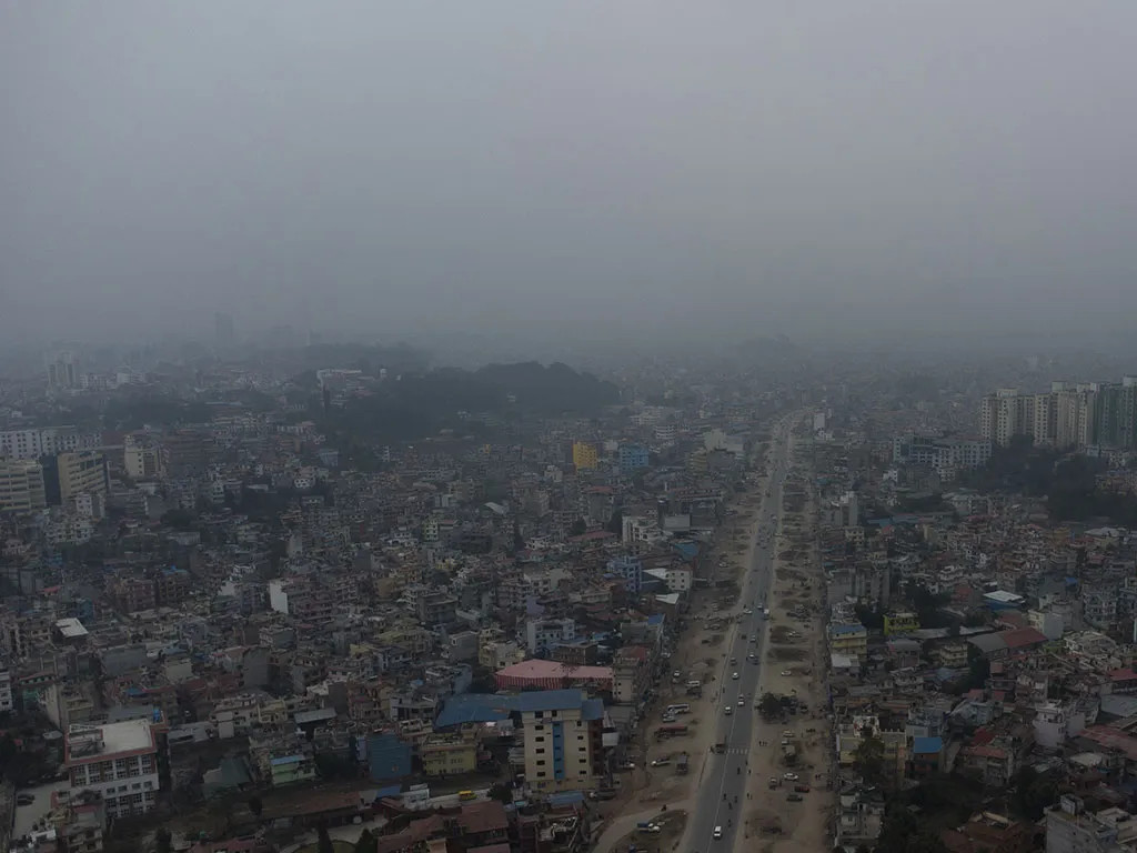 काठमाडौं बन्यो  विश्वकै चौथो प्रदूषित सहर