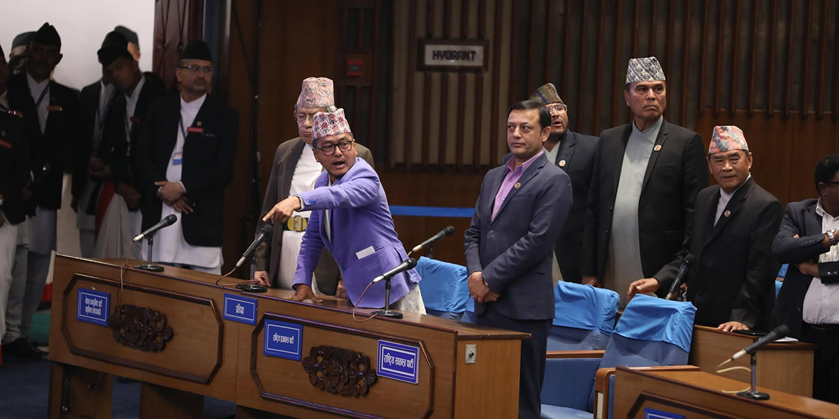 गणतन्त्रवादीलाई संसदबाटै राजेन्द्र लिङ्देनको चेतावनी– राजावादी यहाँ छ, सके जेल हाल !