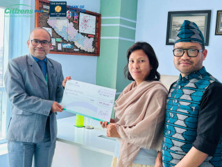 सिटिजन्स बैंकद्वारा बेबी लाइफ होमलाई होमलाई २ लाख आर्थिक सहयोग प्रदान