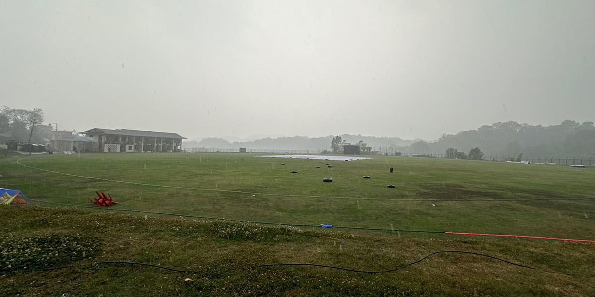 अफगानिस्तानसँगको तेस्रो एकदिवसीय खेल वर्षाका कारण प्रभावित
