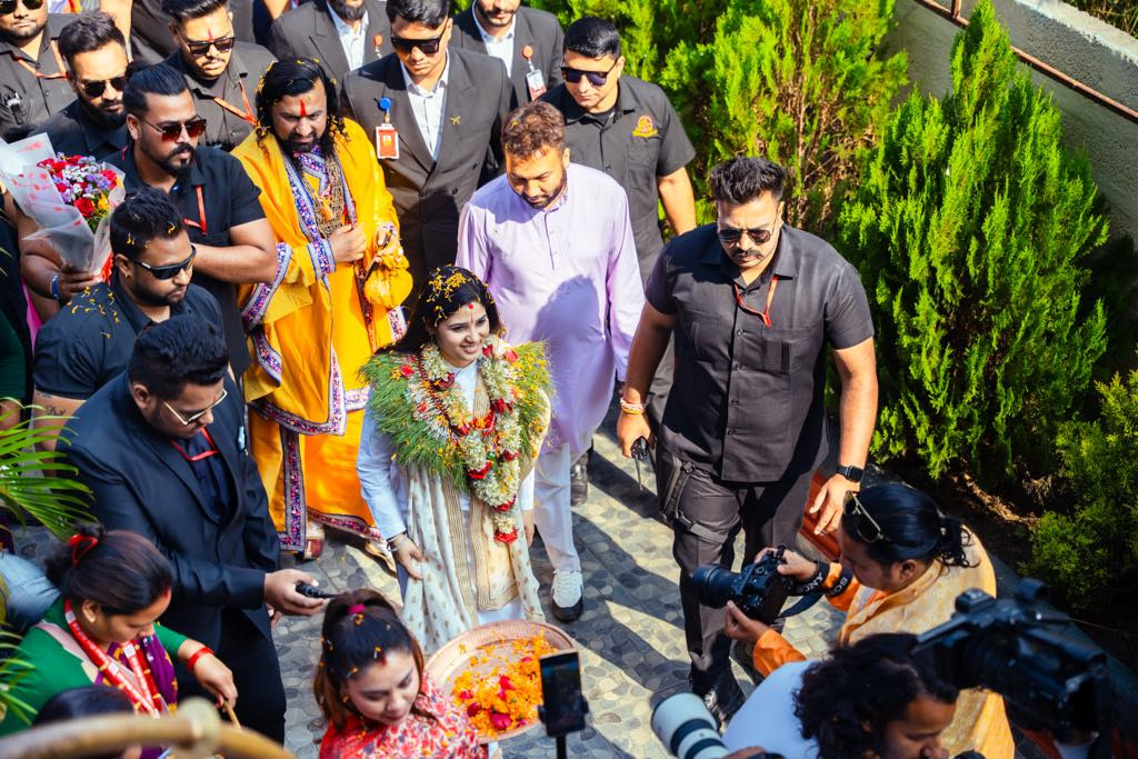 नेपाल आईपुगिन् देवि प्रतिभा, १४ दिनसम्म पोखरामा कथा वाचन गर्ने यसरी गरियो स्वागत