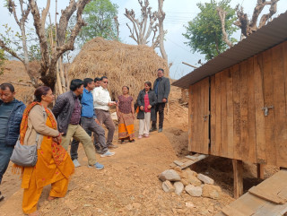 उत्पादन बढाउन आधुनिक खोर निर्माणमा जोड दिँदै वालिङ