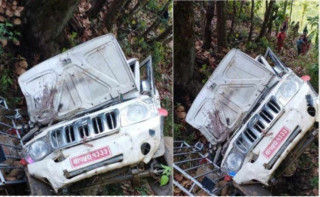 राक्सिराङमा बोलेरो दुर्घटना : ९ जना घाइते, ६ जनाको अवस्था गम्भीर