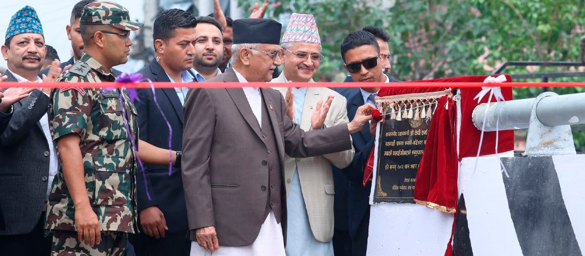 ग्वार्कोको ओभर पास सञ्चालनमा, प्रधानमन्त्री ओलीले गरे उद्घाटन