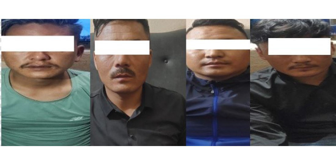 सात लाख खोसेर भाग्ने चार जना पक्राउ