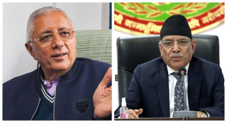 खुमलटारमा प्रचण्ड र शेखर कोइरालाबिच भेटवार्ता
