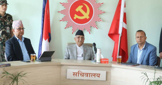 एमालेमा उपाध्यक्षसहित पदाधिकारी घटाउने प्रस्ताव, अध्यक्षसहित ११ मात्रै रहने