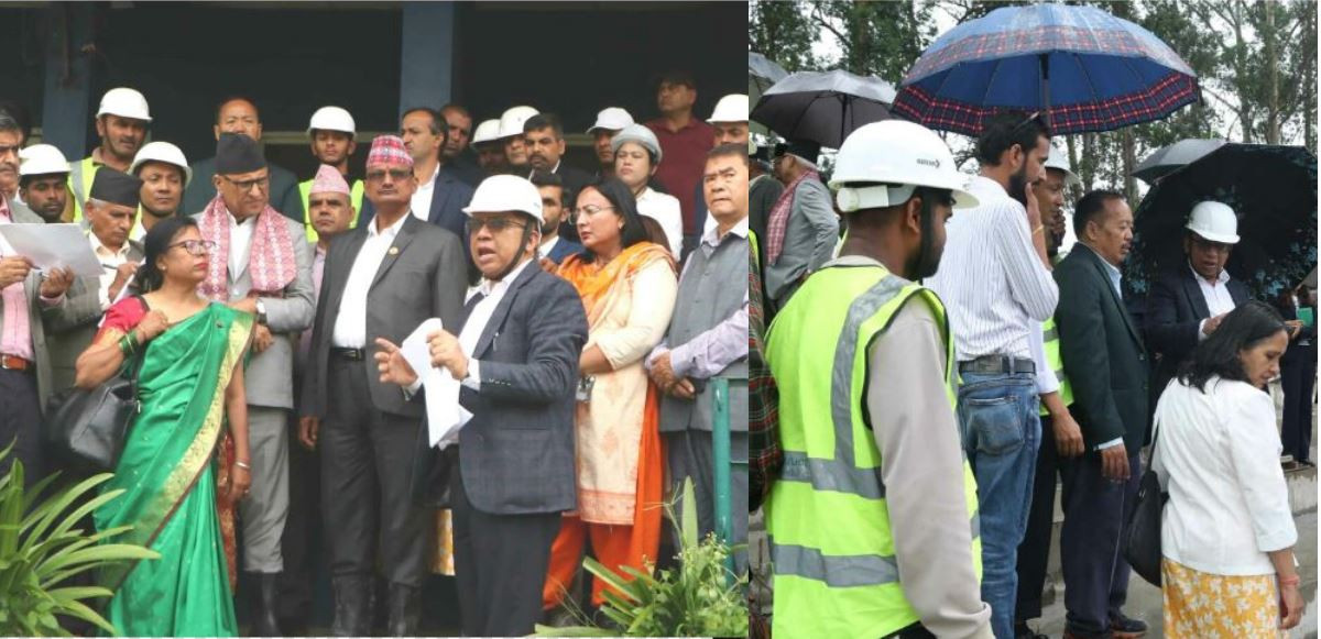 संसदीय समितिद्वारा त्रिवि क्रिकेट मैदानको अनुगमन