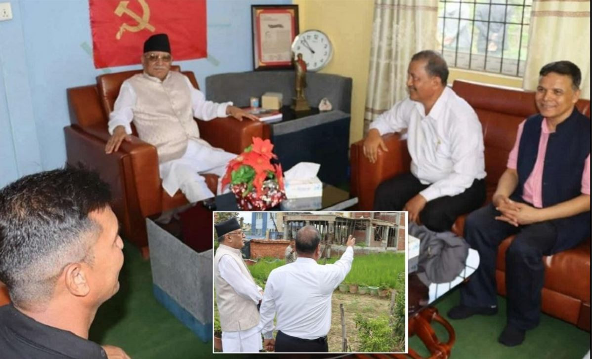 विप्लवलाई भेट्न घरमै पुगे प्रचण्ड, पार्टी एकतालाई निष्कर्षमा पुर्‍याउन प्रचण्ड र विप्लव सकारात्मक
