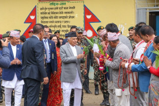 राष्ट्रपति पौडेल सङ्खुवासभामा