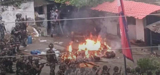 बाँके जेलमा कैदीले लगाए आगो