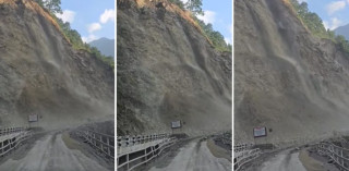 मुग्लिन-नारायणगढ सडक अनिश्चितकालका लागि बन्द, फेरि खस्यो भयंकर पहिरो
