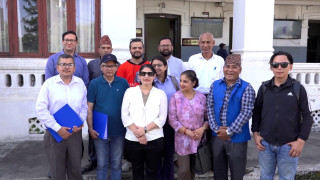 नेपाल नागरिक पार्टी दर्ता गर्न निर्वाचन आयोगमा निवेदन