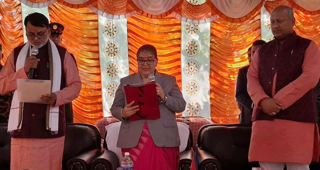 मधेशका नवनियुक्त मुख्यमन्त्री सोनलले लिए शपथ