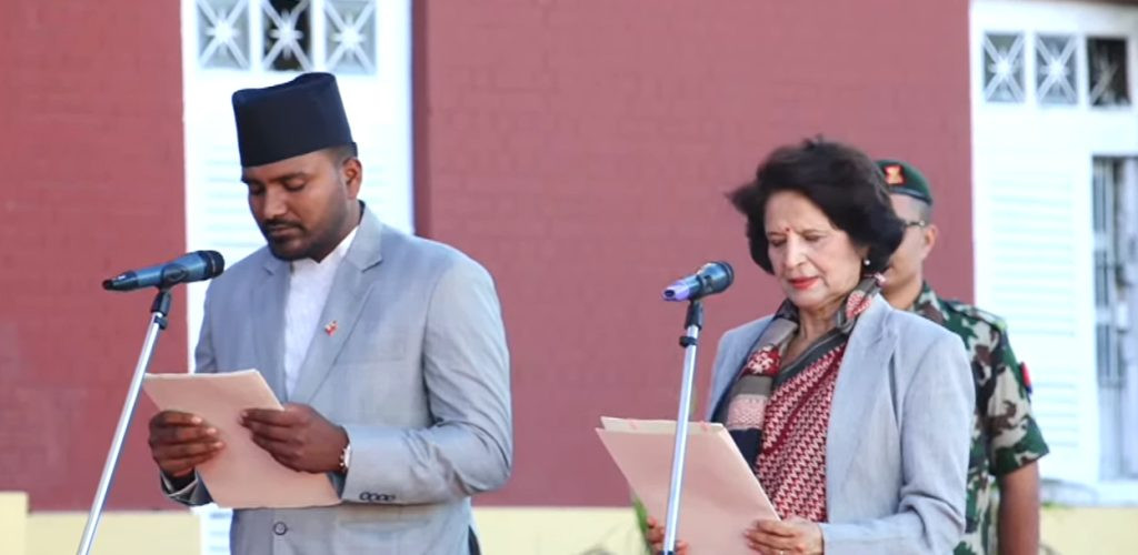 नवनियुक्त दुई मन्त्रीले लिए शपथ