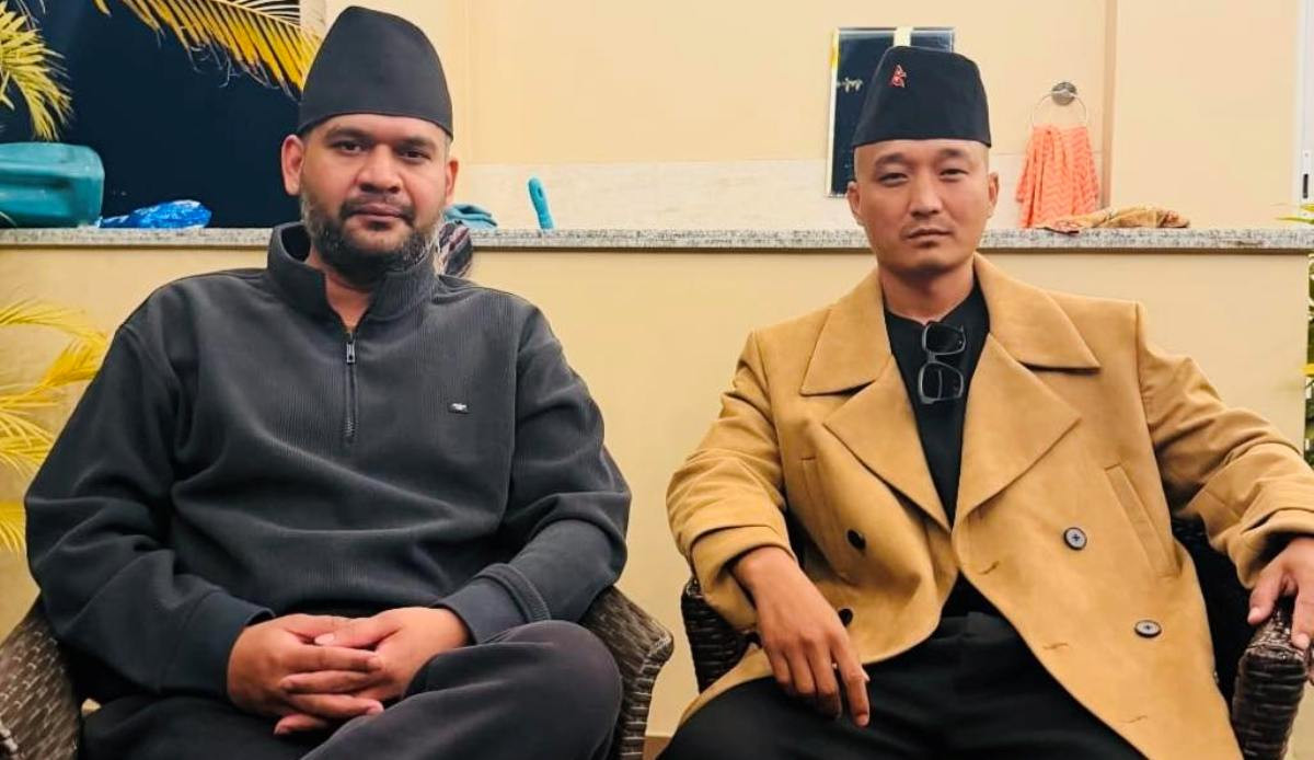 सुधन गुरुङसँगको फोटो राख्दै बालेनले मध्यरातमा लेखे– लभ यू, ब्रदर