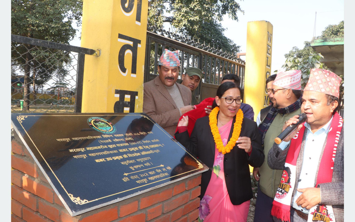 भरतपुरमा बृहत् चक्रपथ उद्घाटन