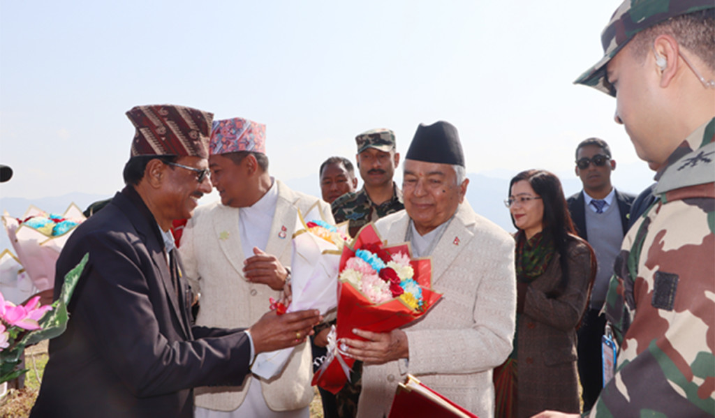 राष्ट्रपति पौडेल बागलुङमा