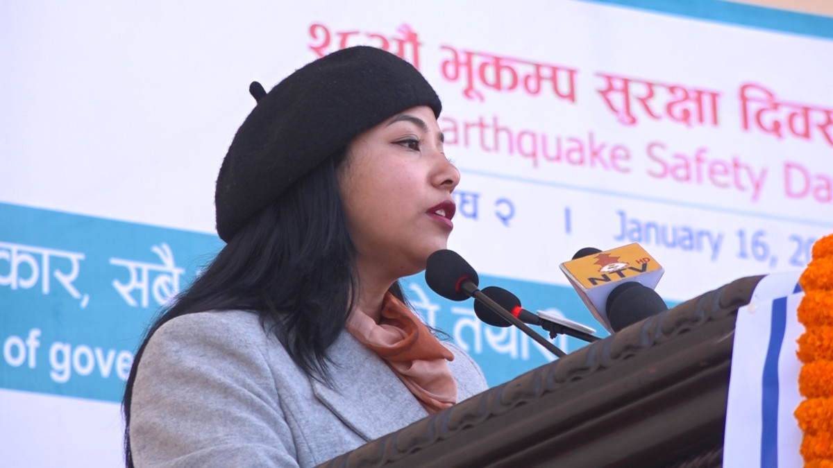 संरचना निर्माणमा रैथाने प्रविधिलाई जोड दिनुपर्छ : सुनिता डंगोल