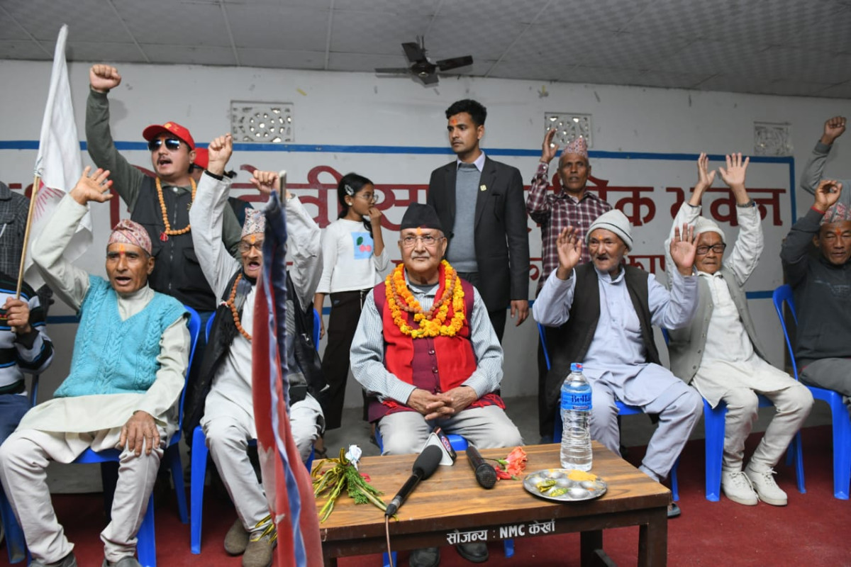 ‘समृद्ध नेपाल, सुखी नेपाली’ को जग वेद र प्राचीन सभ्यता होः केपी शर्मा ओली
