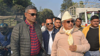 रास्वपा परित्याग गरेका पूर्व डीआईजी रमेश खरेल कांग्रेसको चुनावी कार्यक्रममा