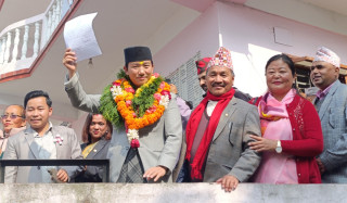कांग्रेसका आचार्यलाई ७७७६ मतको अन्तरले पराजित गर्दै इलाम २ मा सुहाङ नेम्बाङ विजयी