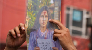 इनिशा हत्याका दोषीलाई कारबाहीको माग गर्दै काँकडभिट्टामा प्रदर्शन